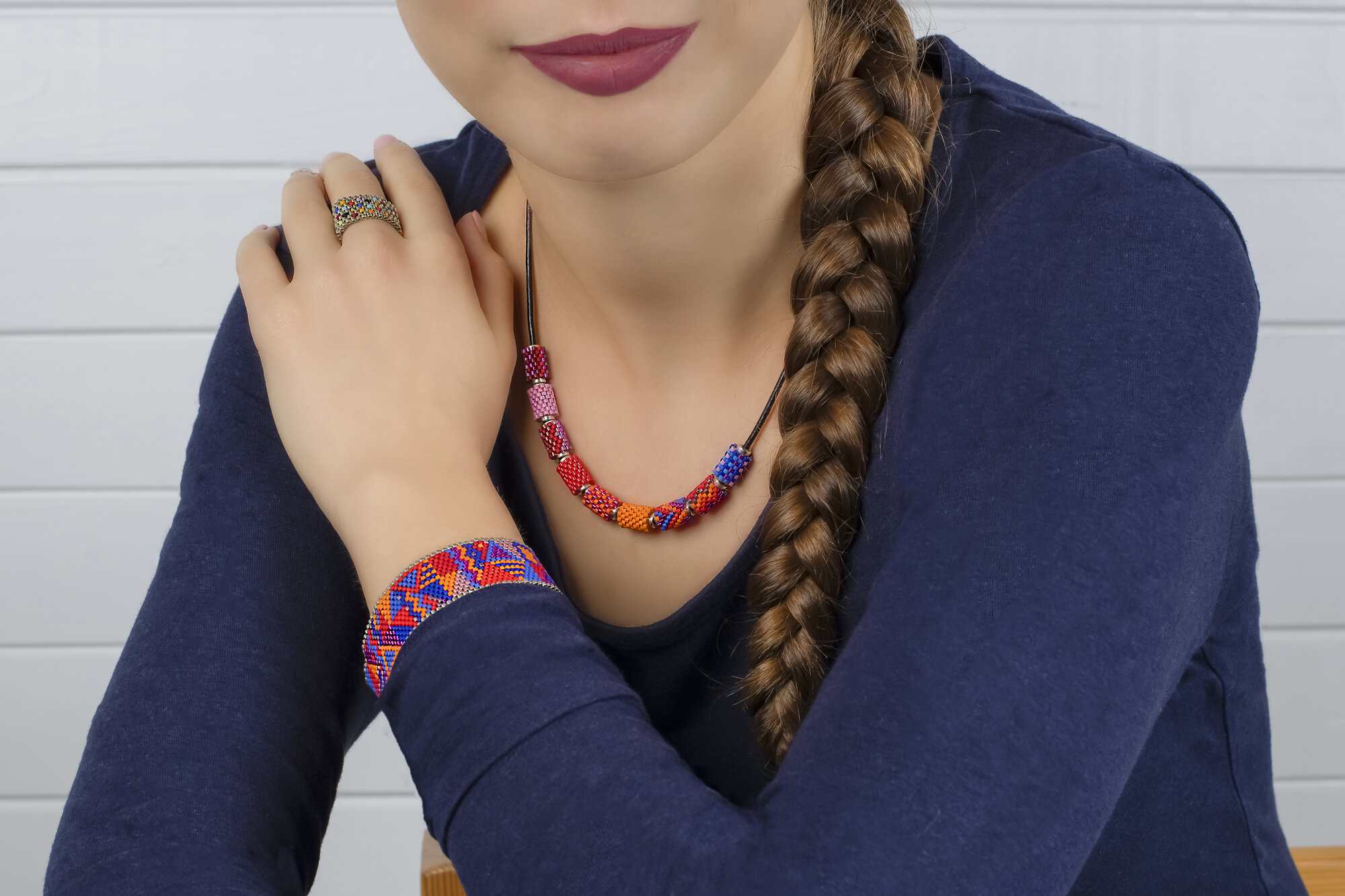 Geometric Bracelet – Sunset