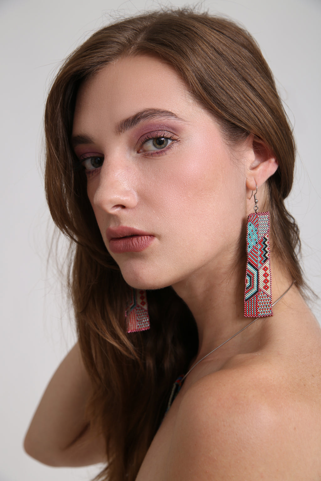 Geometric Earrings - Persian Garden
