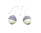 Sea and Sand Globe Earrings
