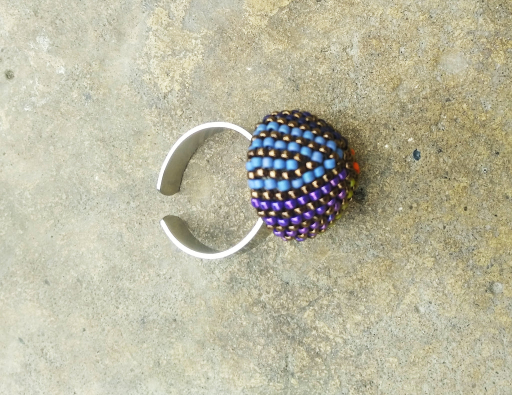 Orb Ring – Bronze Carnival