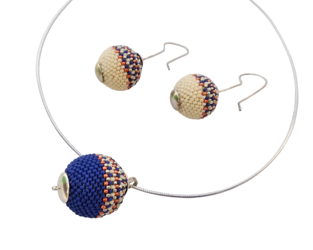 Indigo Dream Sphere Necklace