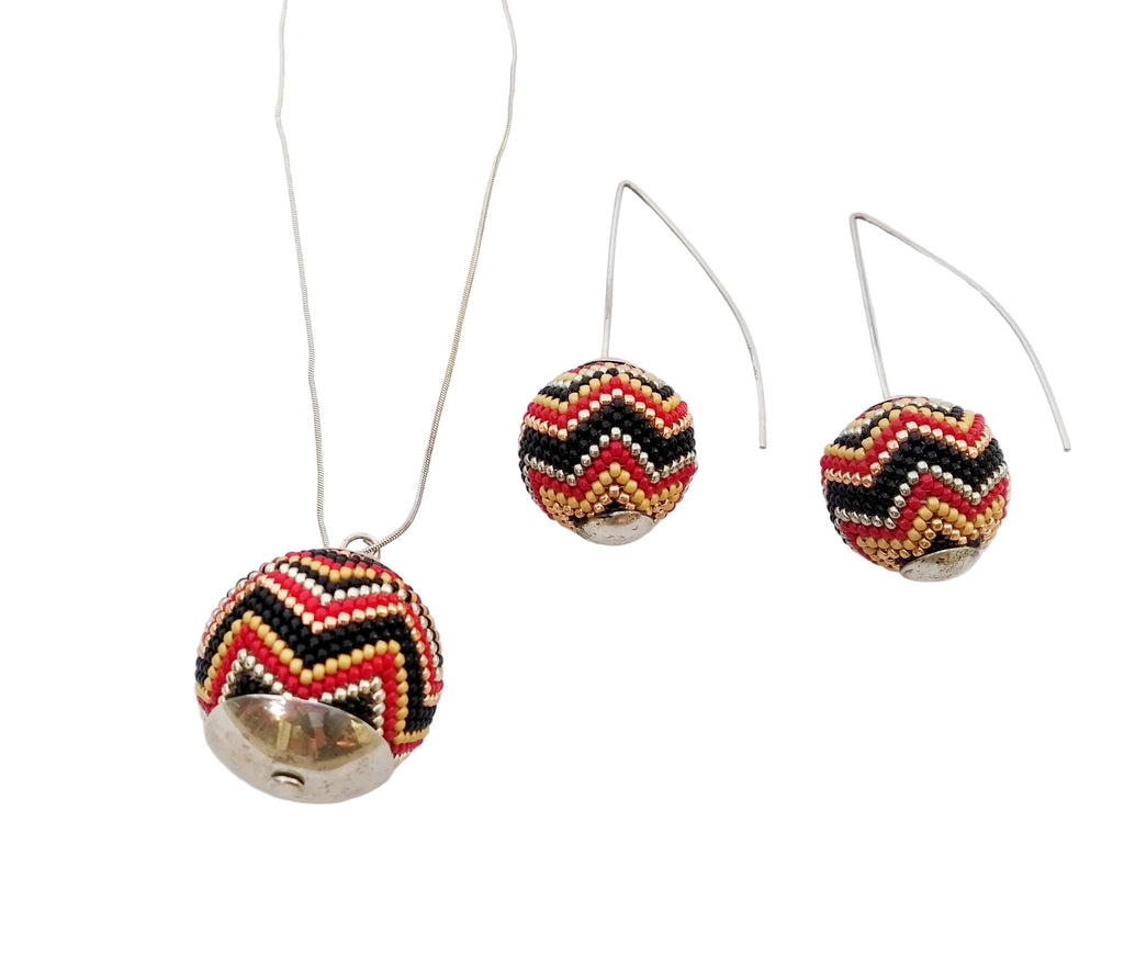 Aztec Orb Earrings