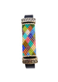 Leather Bracelet – Cheerful Mosaic