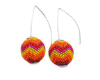 Tropical Fireball Earrings