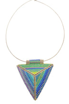 Double-Sided Triangle Necklace - Two Worlds