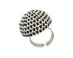 Sphere Ring - Black and White Chess