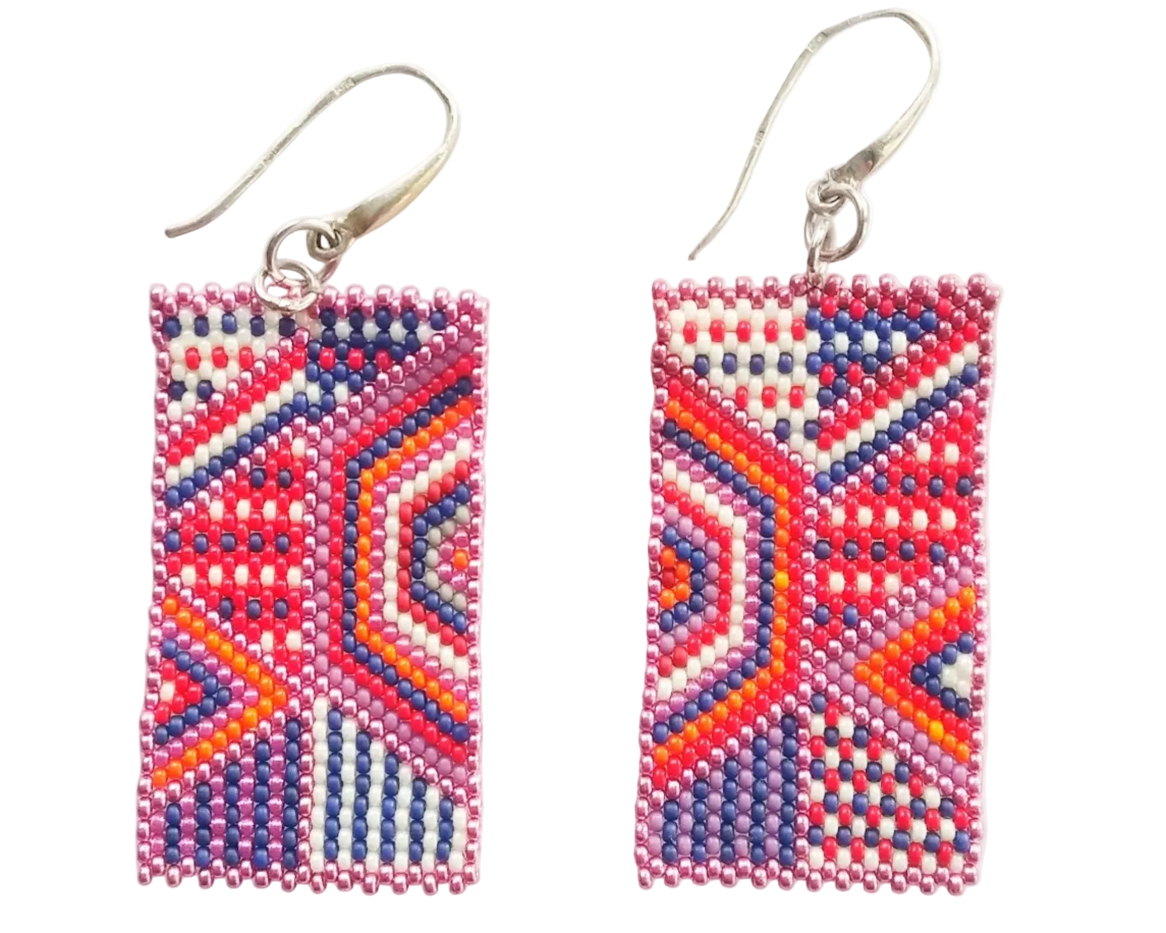 Geometric Earrings – Spring Fireworks