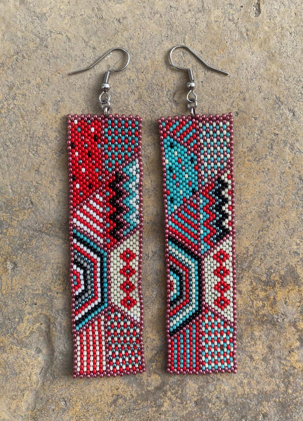 Geometric Earrings - Persian Garden