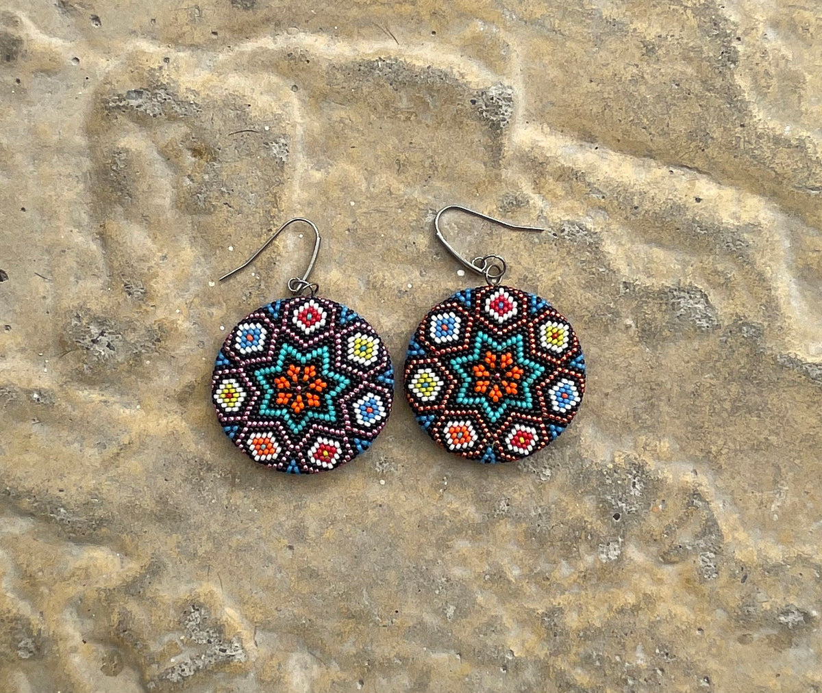 Double-Sided Mandala Earrings