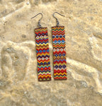 Zigzag Earrings - Fiesta