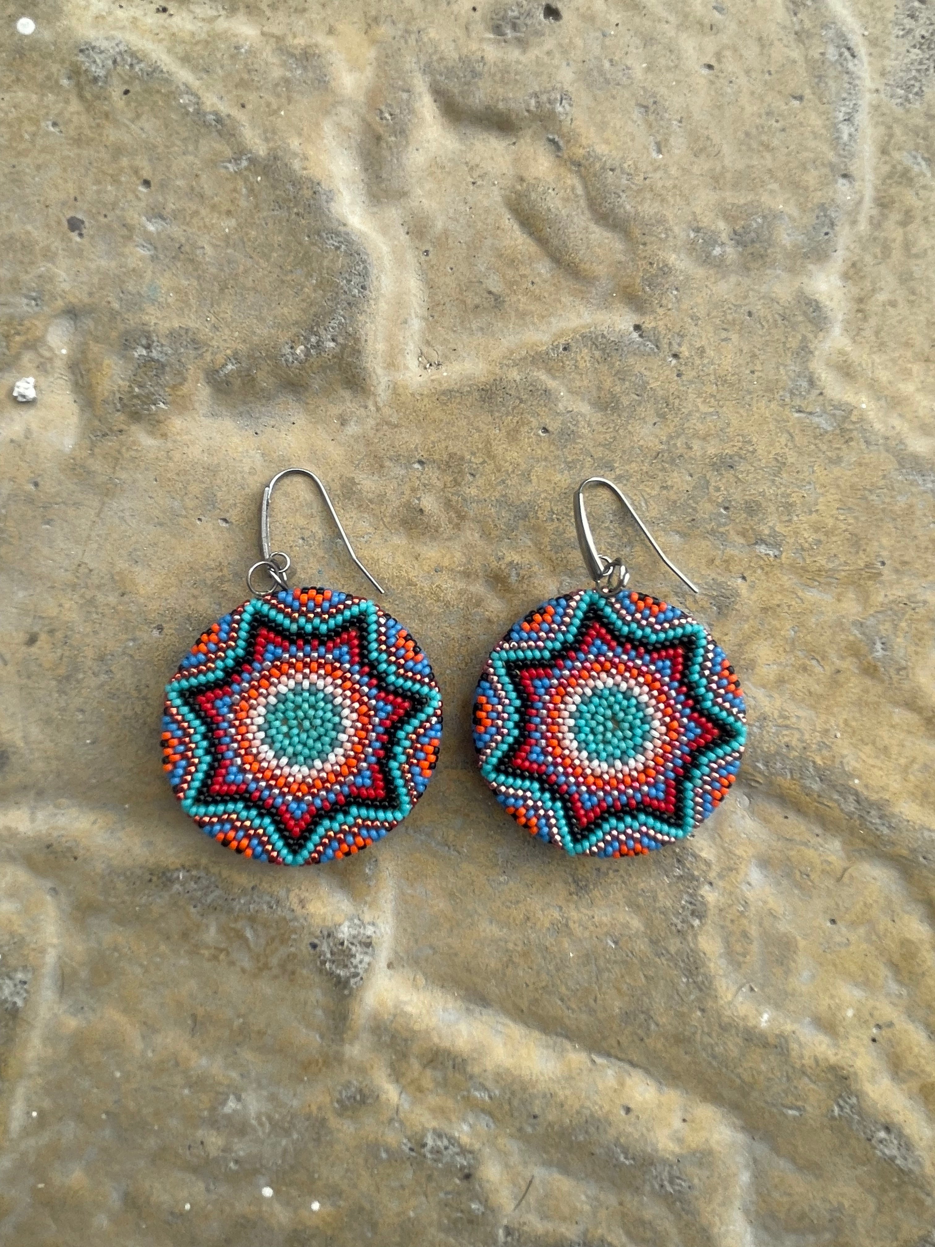 Double-Sided Mandala Earrings