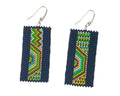 Geometric Earrings – Tropical Night